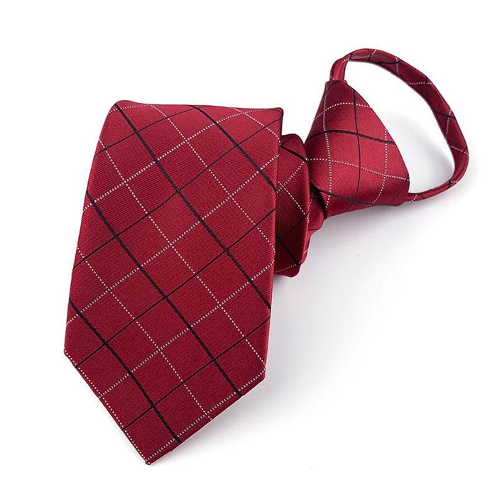 Red Squared Tie