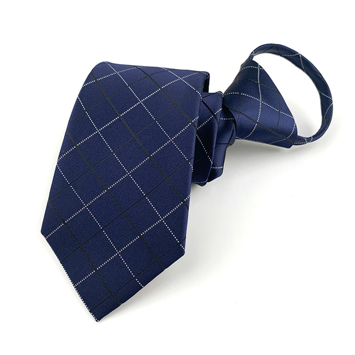 Blue Squared Tie